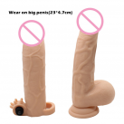 Рукав на пенис реалистичный с вибрацией, 20 на 5.5 см photo 5