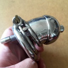 Мужской стальной пояс верности photo 5