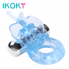 Кольцо на пенис Бабочка IKOKY с вибрацией photo 2