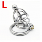 Пояс верности для мужчин. Нержавеющая сталь. С замком. С катетером для стимуляции уретры. photo 5