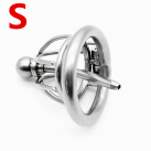 Пояс верности для мужчин. Нержавеющая сталь. С замком. С катетером для стимуляции уретры. photo 3