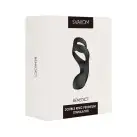 Подвійне ерекційне кільце Svakom Benedict Black зі стимуляцією промежини photo 7