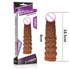 Насадка на пенис реалистичная, 18.5 см  photo 2