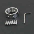 Кольцо на пенис из нержавеющей стали с болтами photo 1