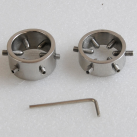 Кольцо на пенис из нержавеющей стали с болтами photo 4