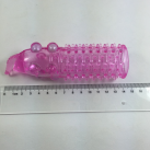 Насадка на пенис силиконовая прозрачная с шариками photo 1