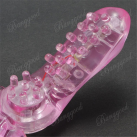 Кольцо для пениса. Силикон. С вибрацией и стимуляцией клитора. photo 1