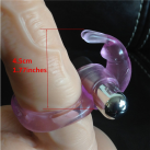 Кольцо для пениса. Силикон. С вибрацией и стимуляцией клитора. photo 2