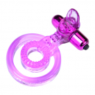 Перстень для пеніса. Силікон. З вібрацією та стимуляцією клітора. photo 3