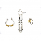 Пояс верности для мужчин. Нержавеющая сталь. С замком.  photo 3