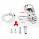 Пояс верности для мужчин. Нержавеющая сталь. С замком. photo 6