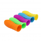 Силиконовые насадки на пенис рельефные 5 цветов photo 2