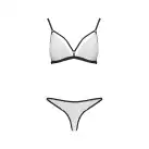 Комплект белья ORIHIME SET white S/M - Passion: стрэпы: лиф и трусики photo 3