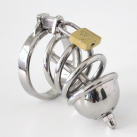 Насадка на пенис из нержавеющей стали с замком photo 1