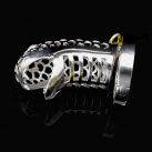 Металлическая насадка на пенис с замком photo 6