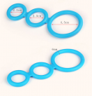 Силиконовые кольца на пенис 3 в 1 photo 1