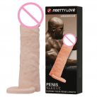 Реалистичная насадка на пенис, удлиняет на 4 см photo 2