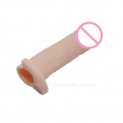 Реалистичная насадка на пенис, удлиняет на 4 см photo 1