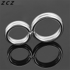 Двойное металлическое кольцо на пенис ZCZ WQ739 photo 2
