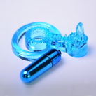 Кольцо на пенис с вибрацией из силикона, водонепроницаемое photo 3