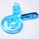 Кольцо на пенис с вибрацией из силикона, водонепроницаемое photo 2