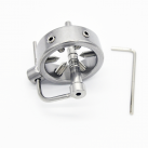 Кольцо для пениса с катетером для стимуляции уретры. Нержавеющая сталь. photo 1