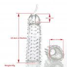 Прозора насадка на пеніс Extender photo 4