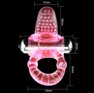 Кольцо на пенис с язычком и вибрацией photo 4