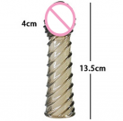 Рельефная силиконовая насадка на пенис photo 4