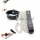 Кольцо на пенис с поводком. Искусственная кожа. photo 2