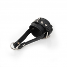 Регулироемая насадка на пенис из эко-кожи photo 4