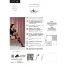 Чулки Passion ST118 3/4 черные, на ажурной силиконовой резинке, с боковым вертикальным рисунком photo 4