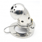 Металлическая насадка на пенис с замком, 60 мм photo 1