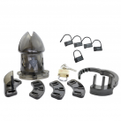 Пояс верности для мужчин. Пластик. Черный. С замком. photo 4