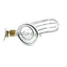 Металлическое кольцо на пенис с замком photo 1