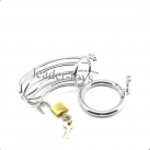 Металлическое кольцо на пенис с замком photo 3