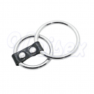 Металлическое двойное кольцо на пенис Sexyland photo 4