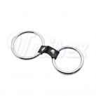 Металлическое двойное кольцо на пенис Sexyland photo 1