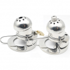 Металлическое кольцо на пенис с замком Cock Cage A292 photo 2