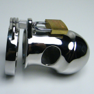 Металлическое кольцо на пенис с замком Cock Cage photo 5