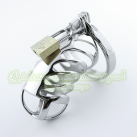 Металлическое кольцо на пенис с замком, 85 мм photo 2