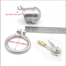 Металлическое кольцо на пенис с замком Happygo A266 photo 3