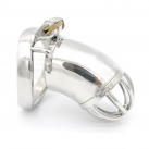 Металлическое кольцо на пенис с замком Cock Cage, 60х33 мм photo 3