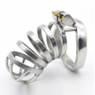 Металлическое кольцо на пенис с замком Happygo A274 photo 4