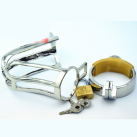 Металлическое кольцо на пенис с замком CS400 photo 1