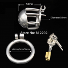 Металлическое кольцо на пенис с замком Cock Cage photo 3