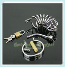 Металлическое кольцо на пенис с замком, 120 мм photo 4