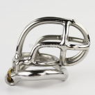 Металлическое кольцо на пенис с замком photo 4