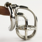 Металлическое кольцо на пенис с замком photo 3