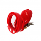 Пластиковое кольцо на пенис с замком CB6000S Sexo, 80*35 мм photo 5